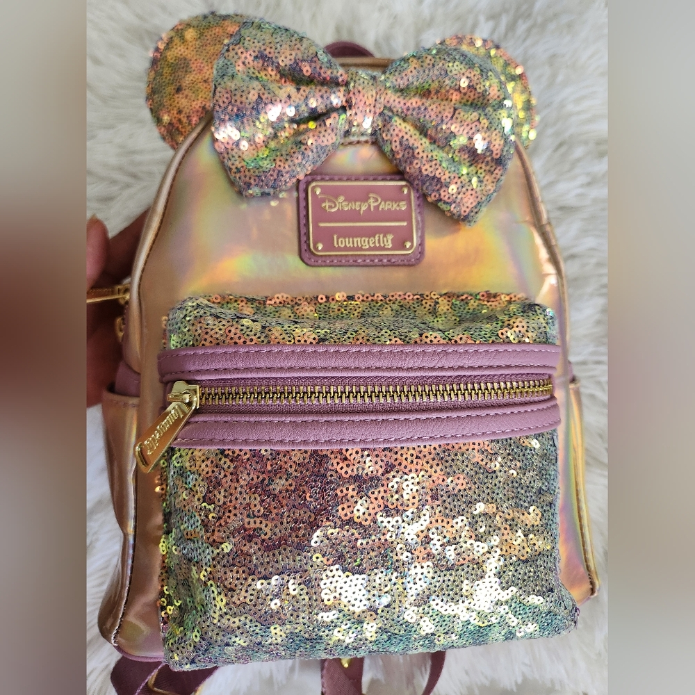 Disney Pink and Gold Srquins Bag Collection - Picture 5 of 10
